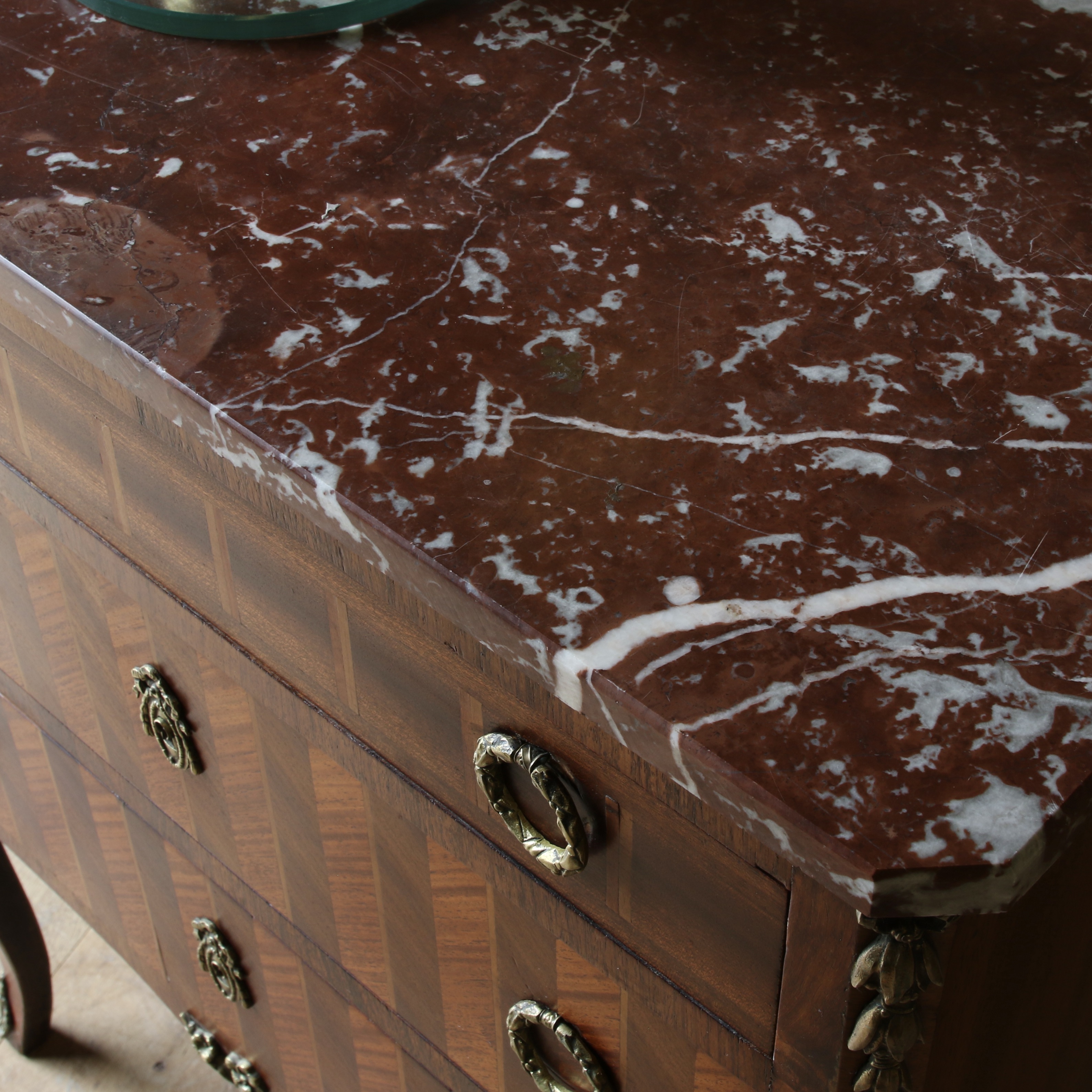 Louis XV Marquetry Commode